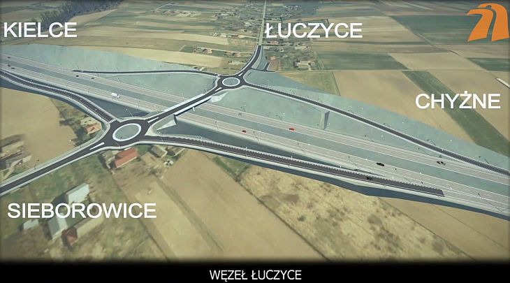 Węzeł Łuczyce. Źródło: GDDKiA